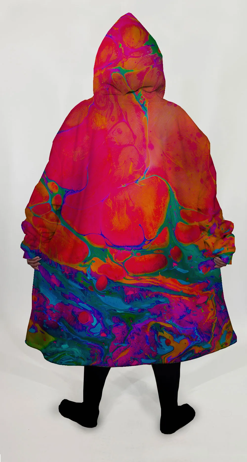 Acrylic Splash NEON Big Hoodie