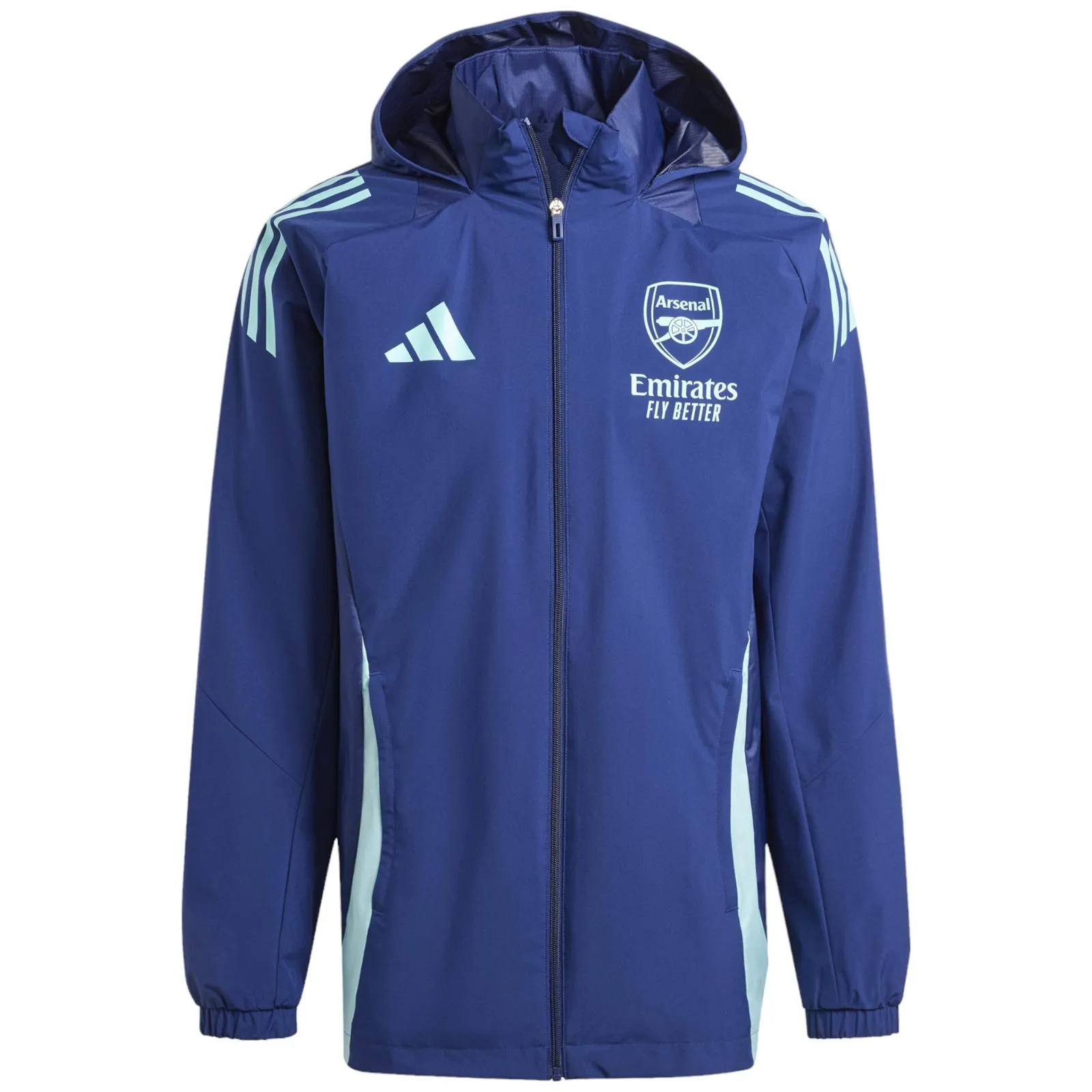 adidas Arsenal 2024/25 Full Zip Hooded Jacket