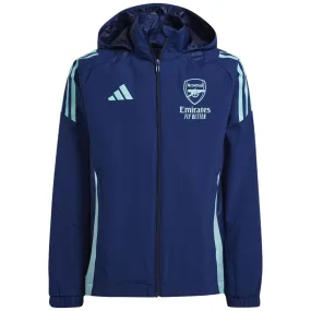 adidas Arsenal 2024/25 Full Zip Hooded Kids Jacket