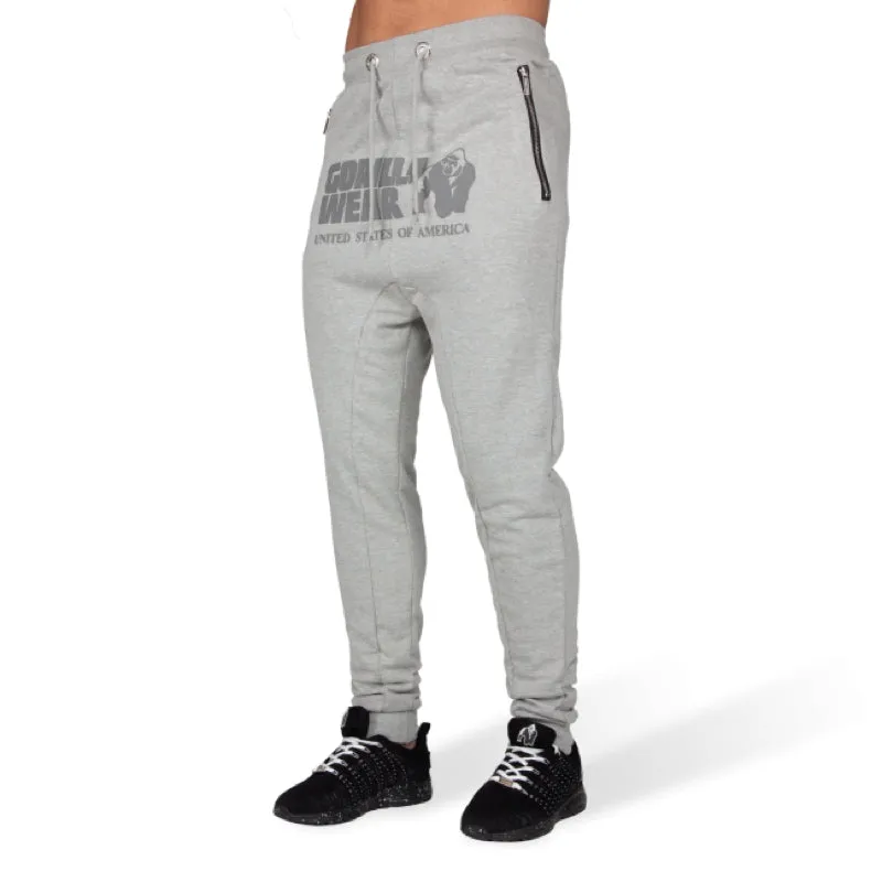 Alabama Drop Crotch Joggers - Gray