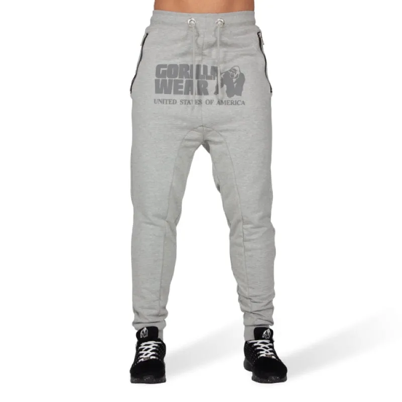 Alabama Drop Crotch Joggers - Gray