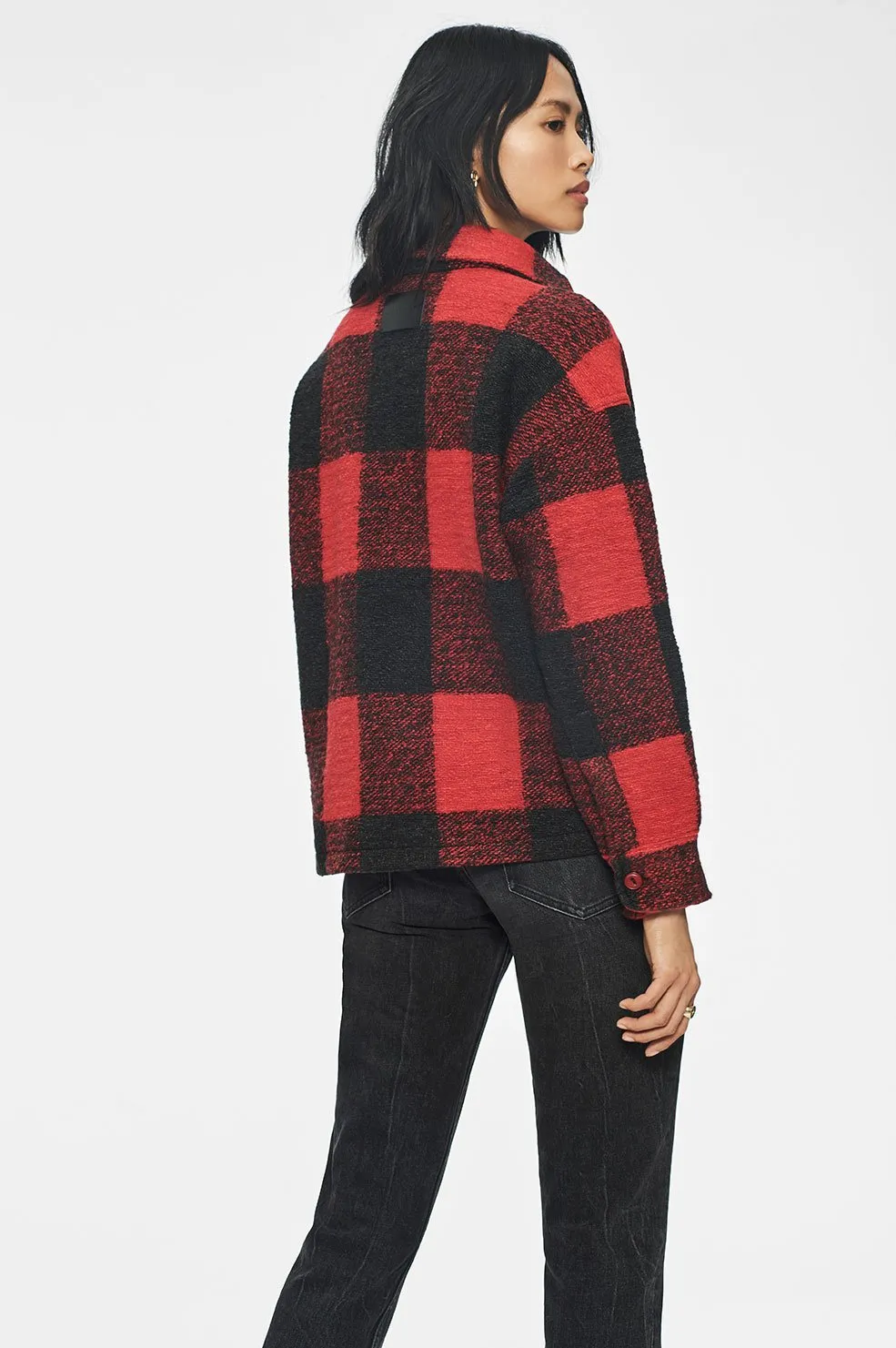 Anine Bing - Bobbi Flannel Jacket in Buffalo Check