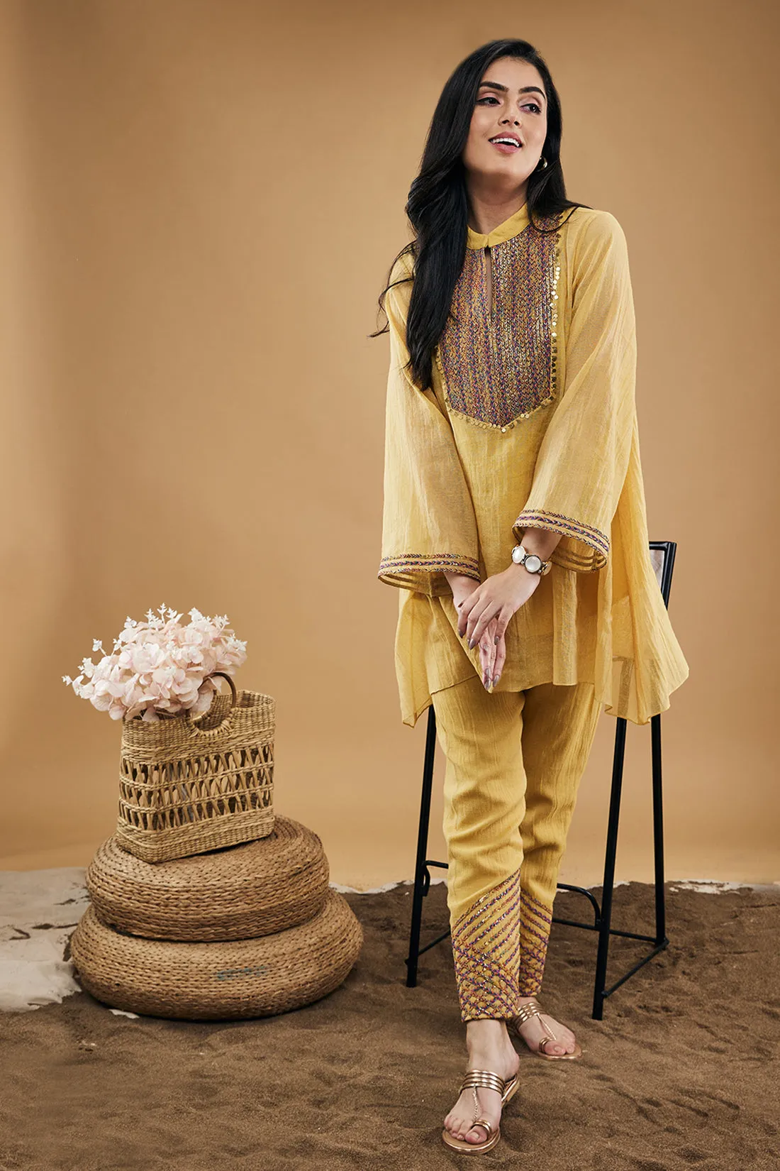 Azra Embellished Kurta Set