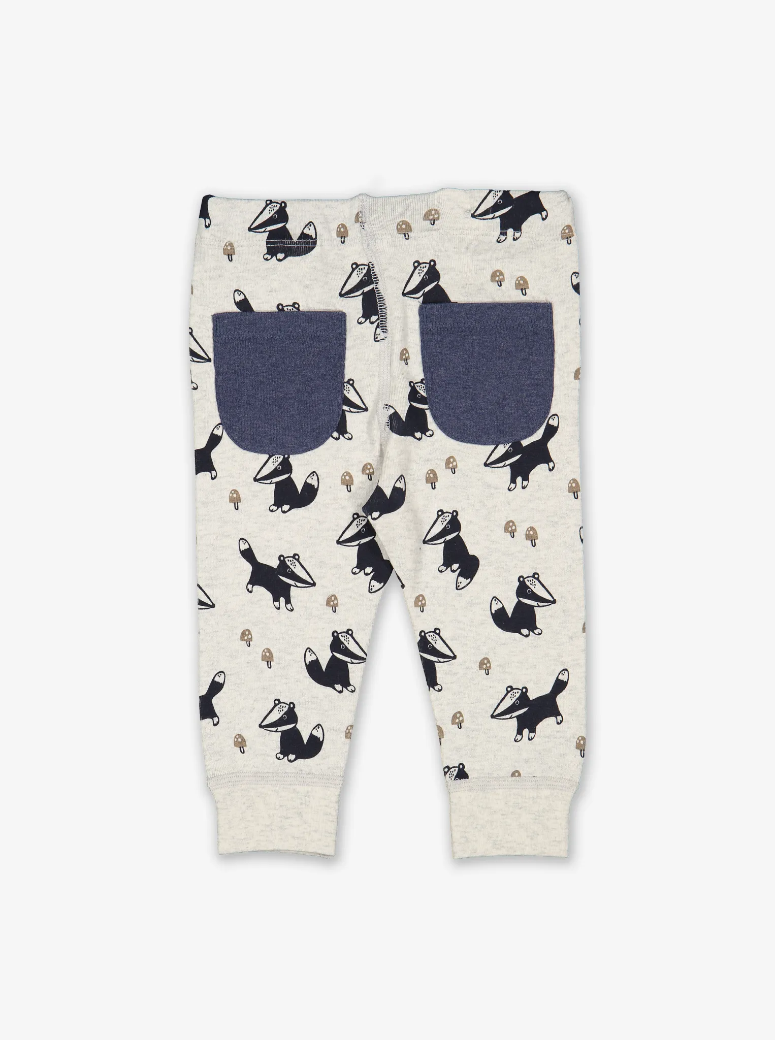 Badger Print Baby Trousers