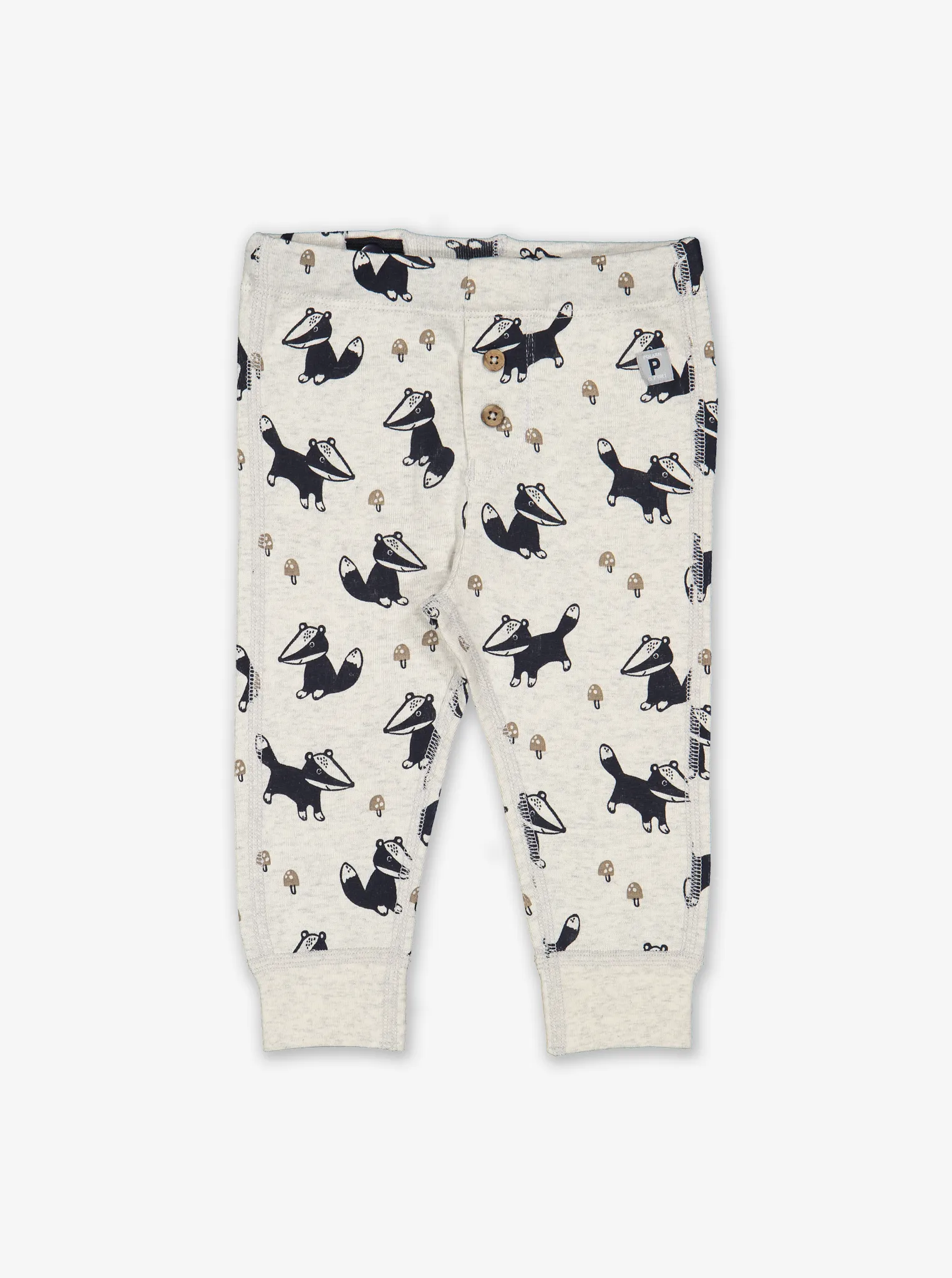 Badger Print Baby Trousers