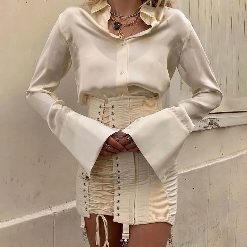 Bandage Lace Up Skirt