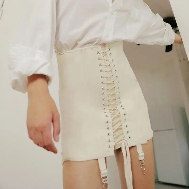 Bandage Lace Up Skirt