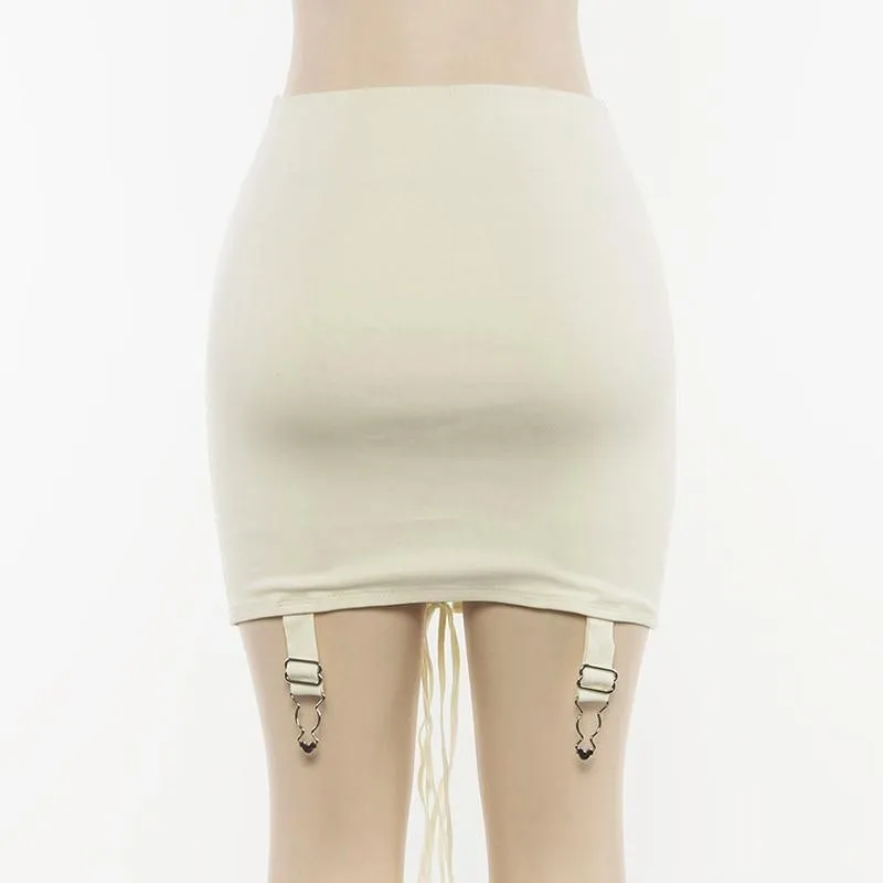 Bandage Lace Up Skirt