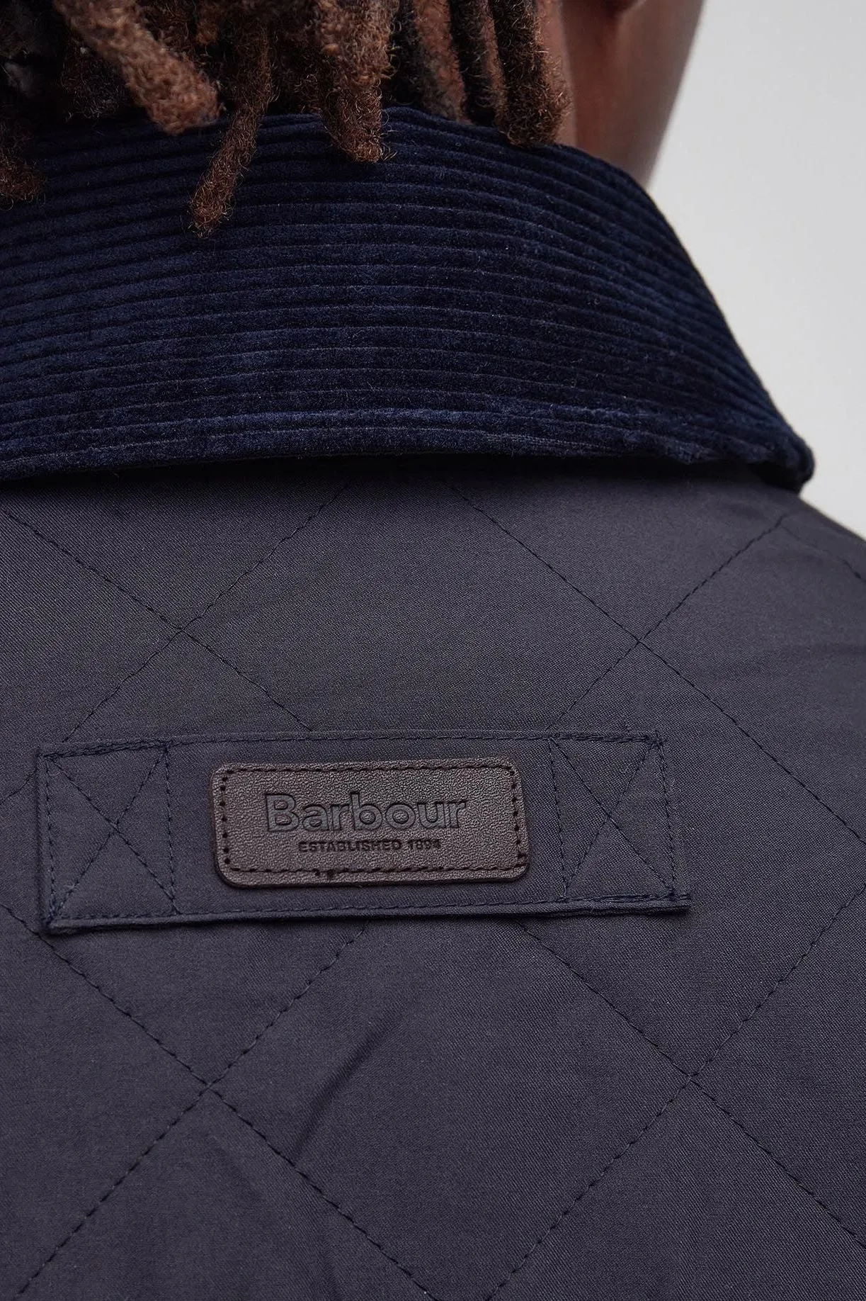 Barbour Burton waterproof breathable Quilt in Navy MQU1306NY91