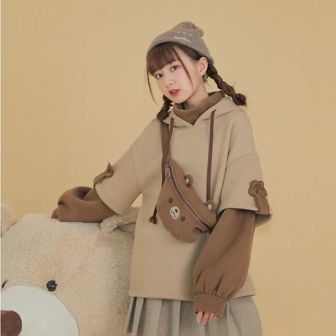 Bear Bag Kawaii Hoodie