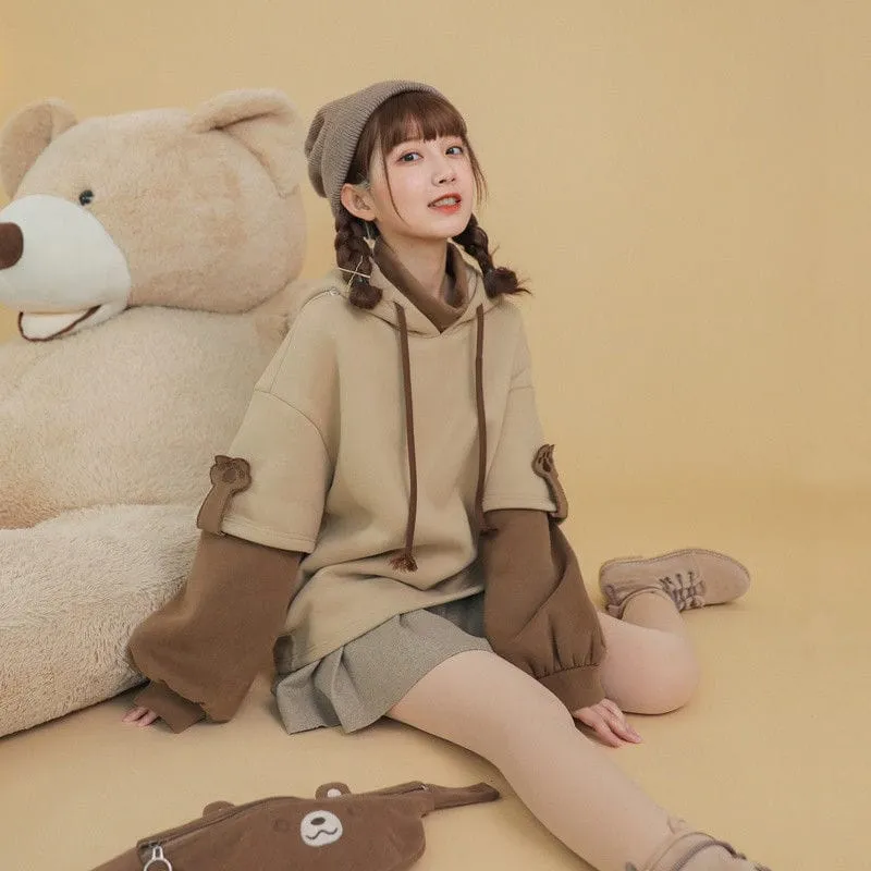 Bear Bag Kawaii Hoodie