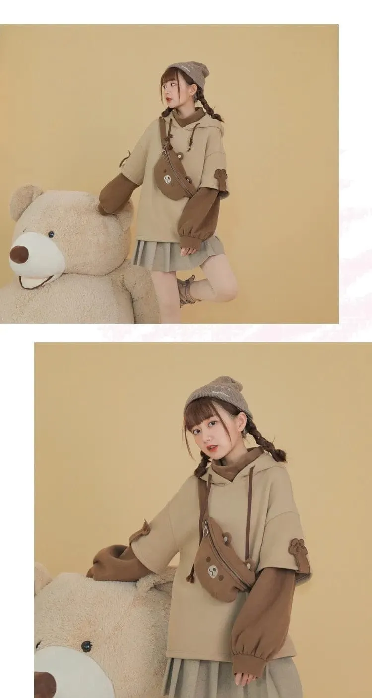 Bear Bag Kawaii Hoodie