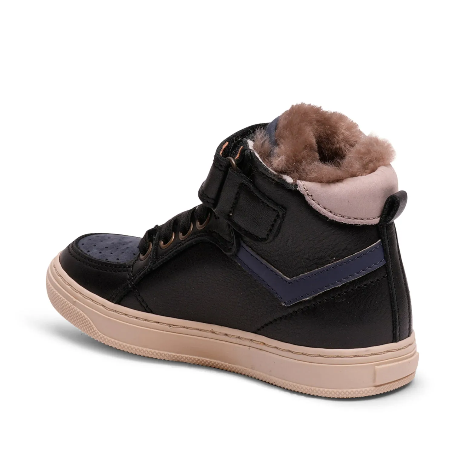 BISGAARD ISAK LAMB Noir Doublé chaud chaussures