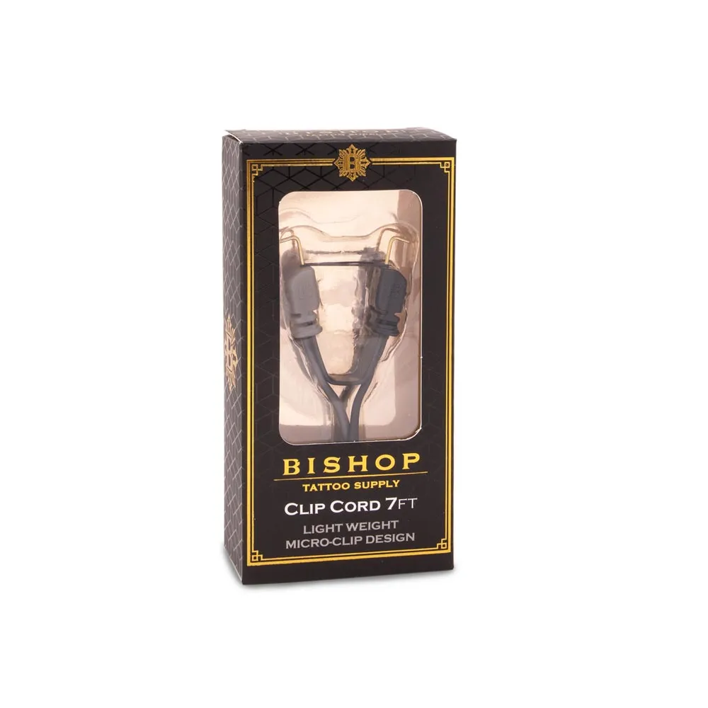 Bishop 7’ Long Premium Clip Cord — Grey