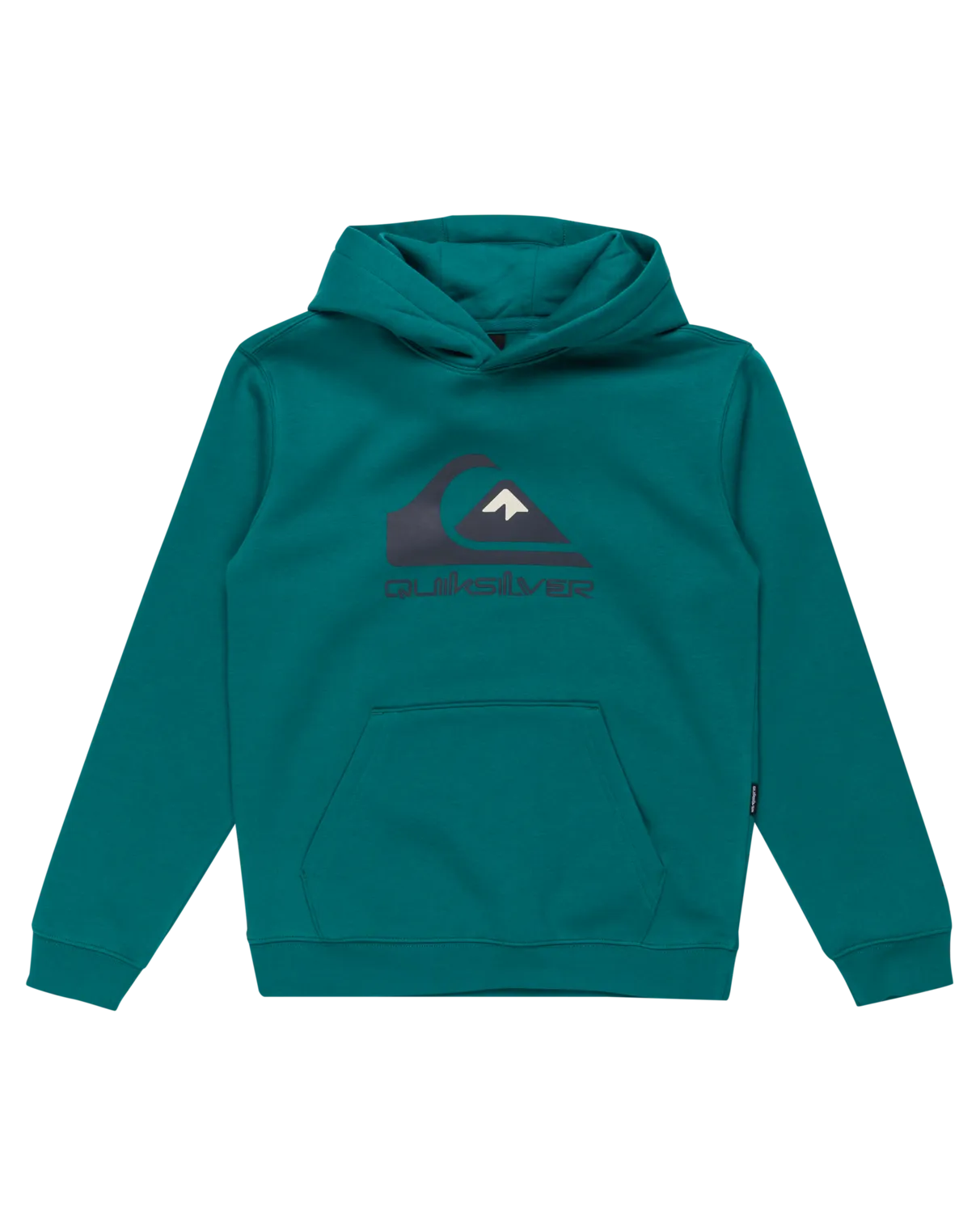 Boys Logo Hoodie in Teal Green