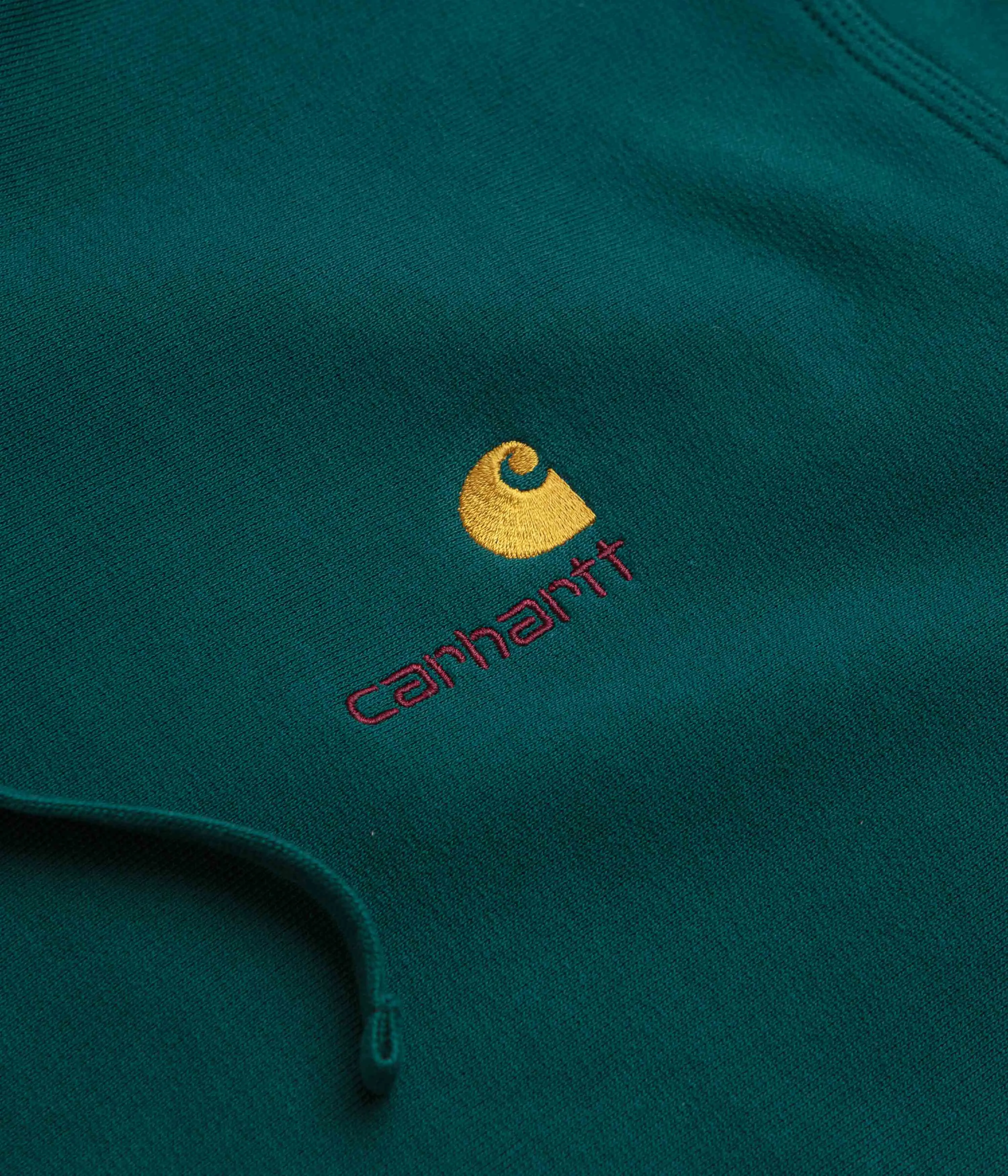 Carhartt American Script Hoodie - Malachite