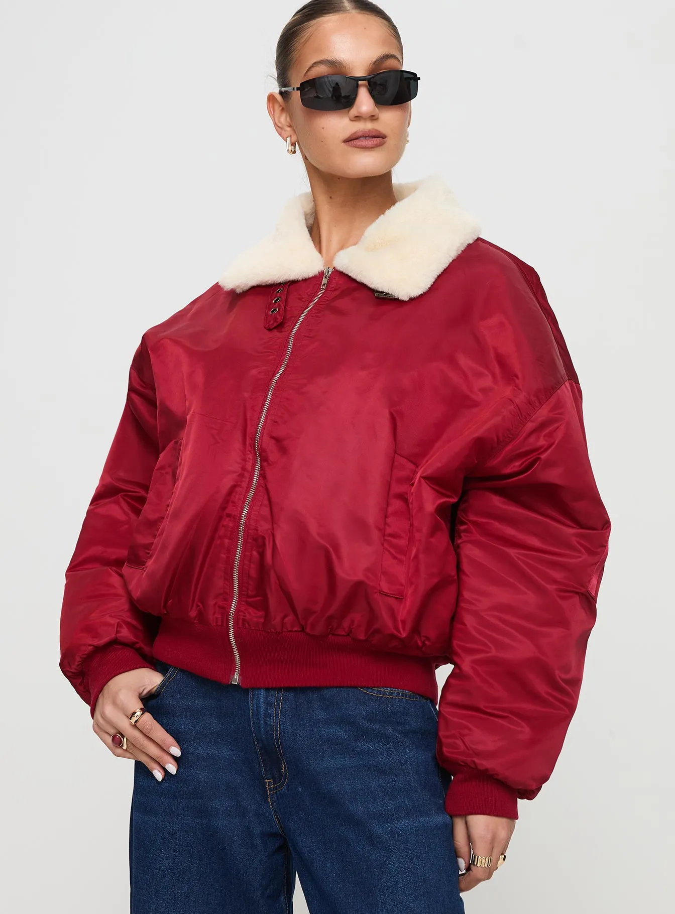 Carla Puffer Jacket Mulberry