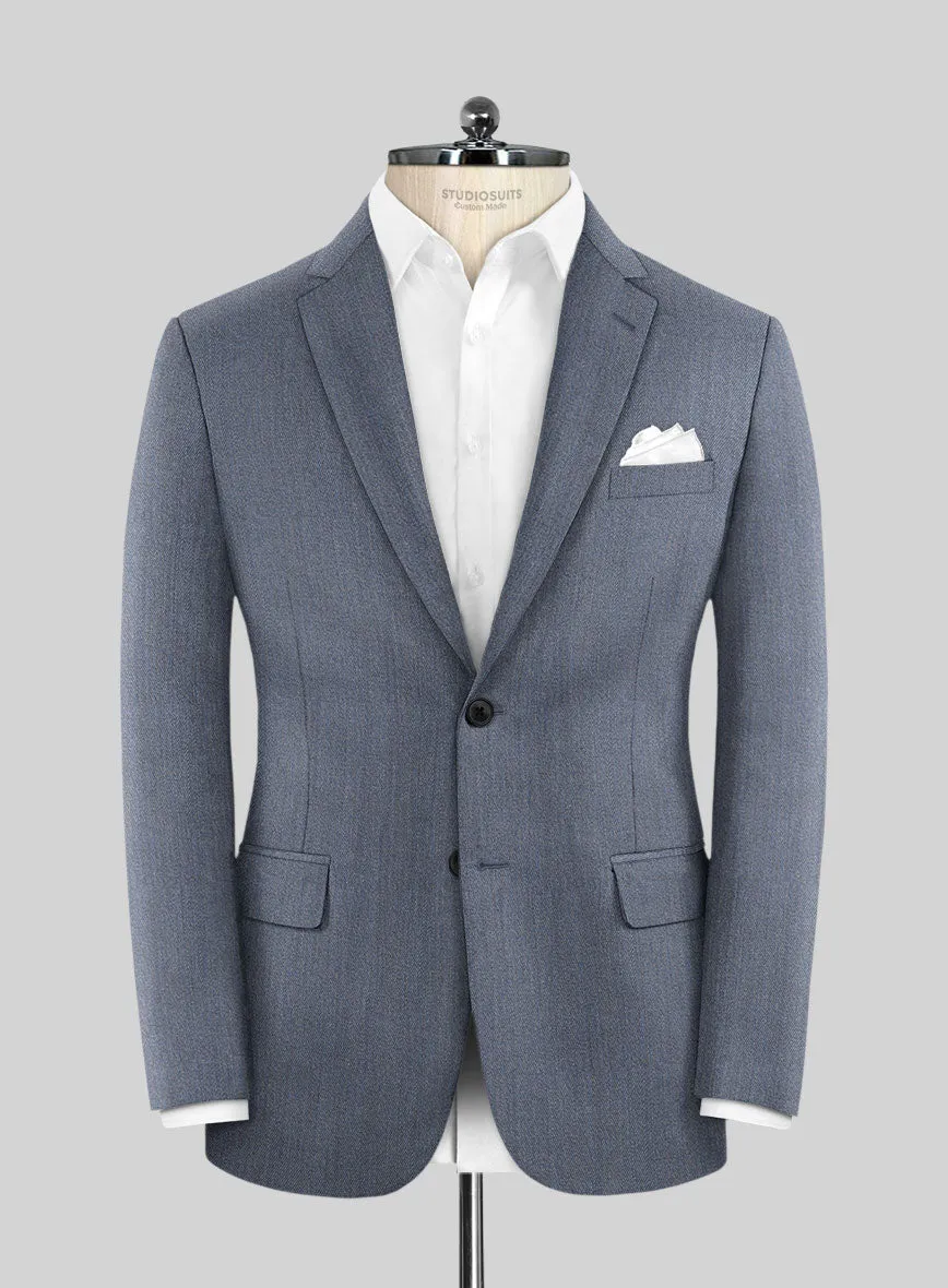 Cavalry Twill Blue Wool Jacket