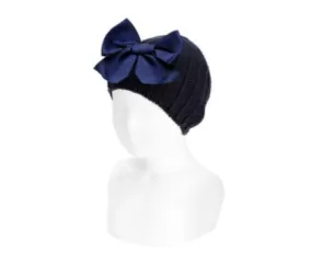 Condor Navy hat with bow