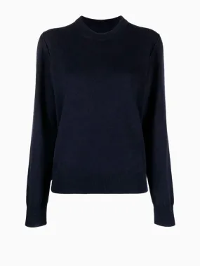 Crew-neck long-sleeve jumper