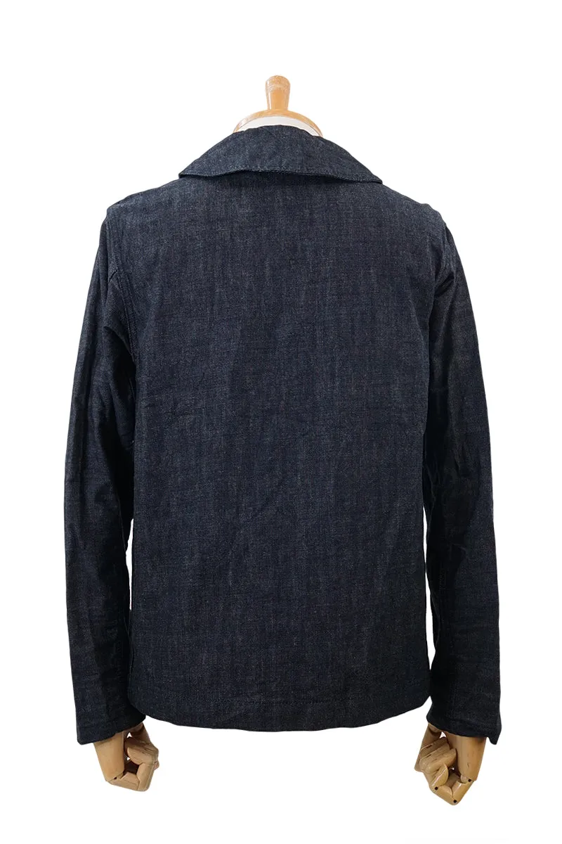 Denim Shawl Collar Jacket