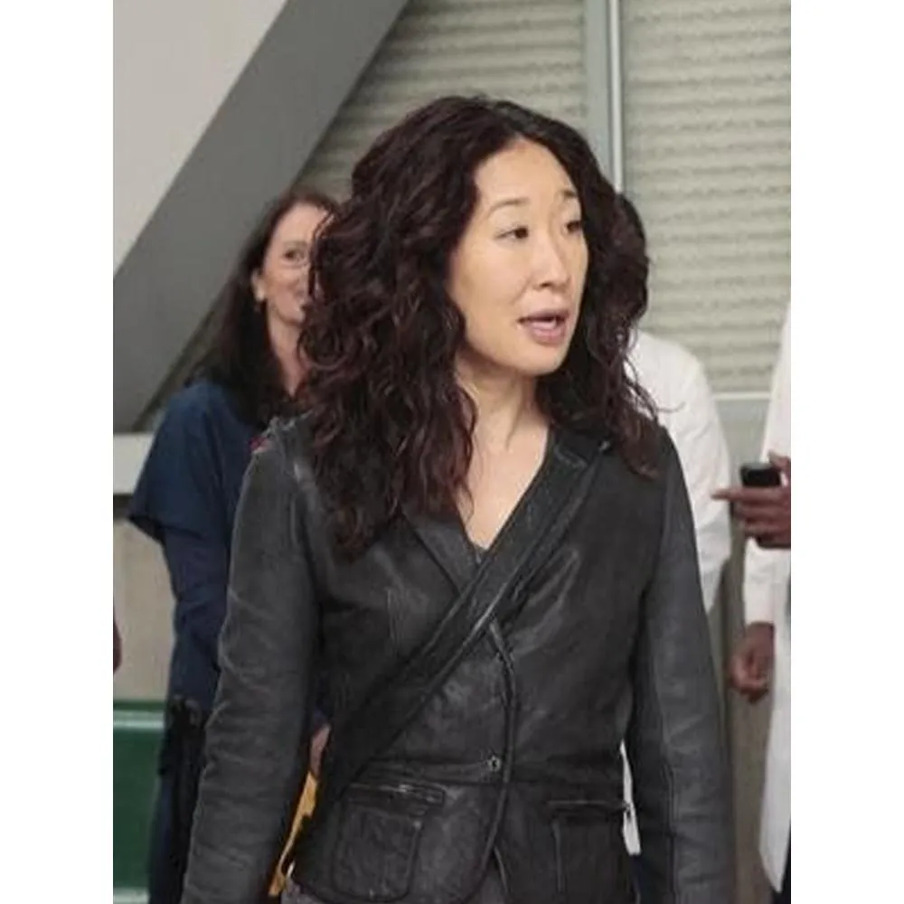 Dr. Cristina Yang Leather Jacket