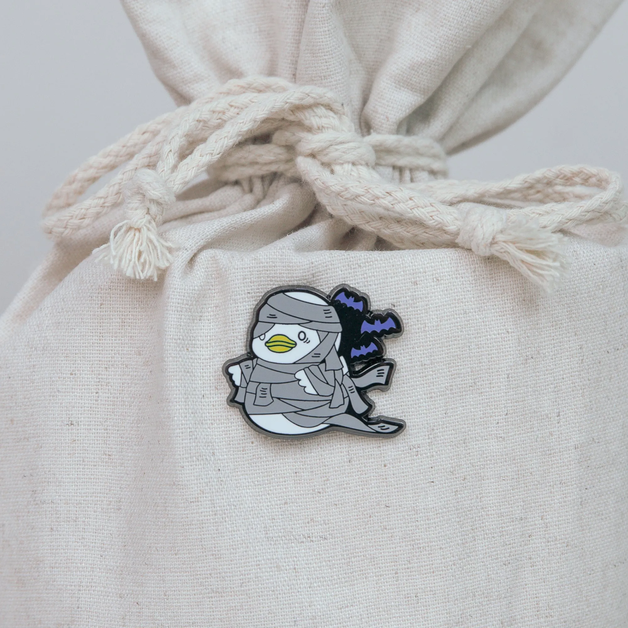 Ducki Mummy Enamel Pin