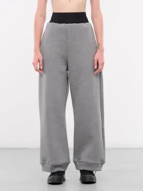 Elastic Waistband Sweatpants (S2WJEPA01-GREY-MELANGE)