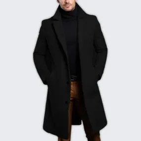 Elegant Men's Winter Trench Coat - Warm, Stylish & Versatile