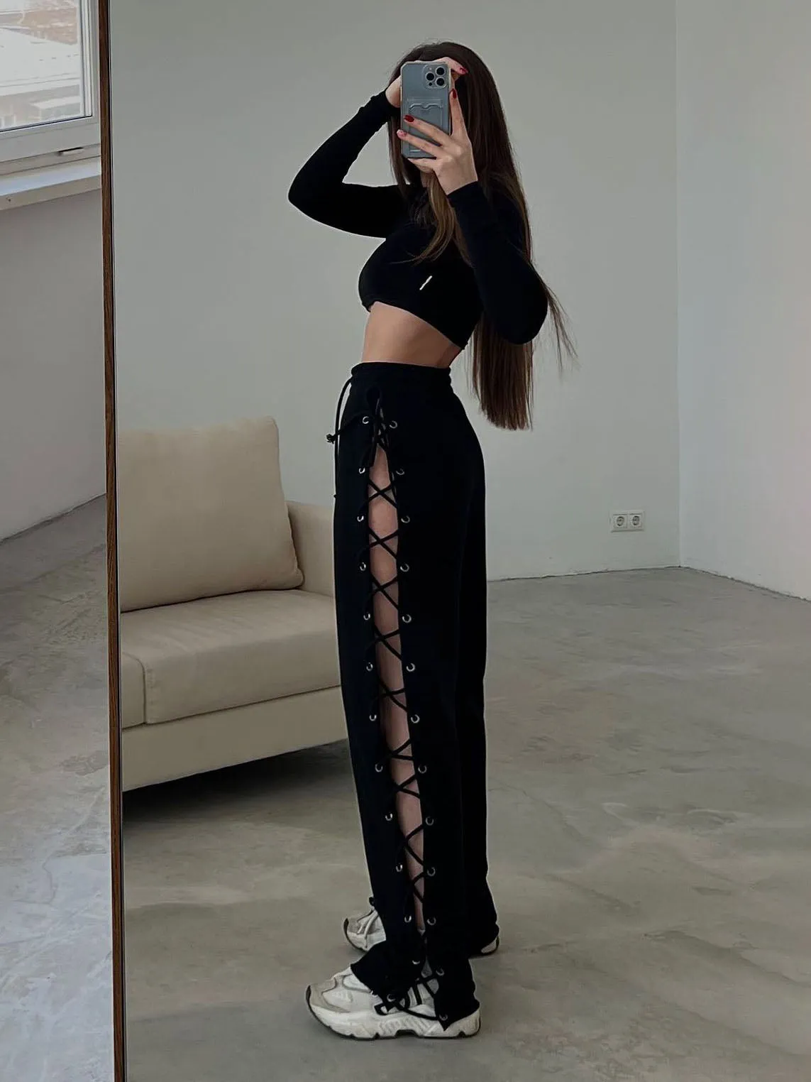 Fashionkova Nadira Cut Out Pants