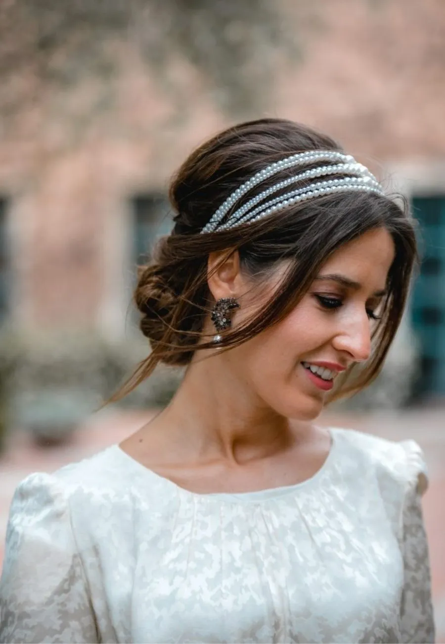 Frosty Pearl Earrings