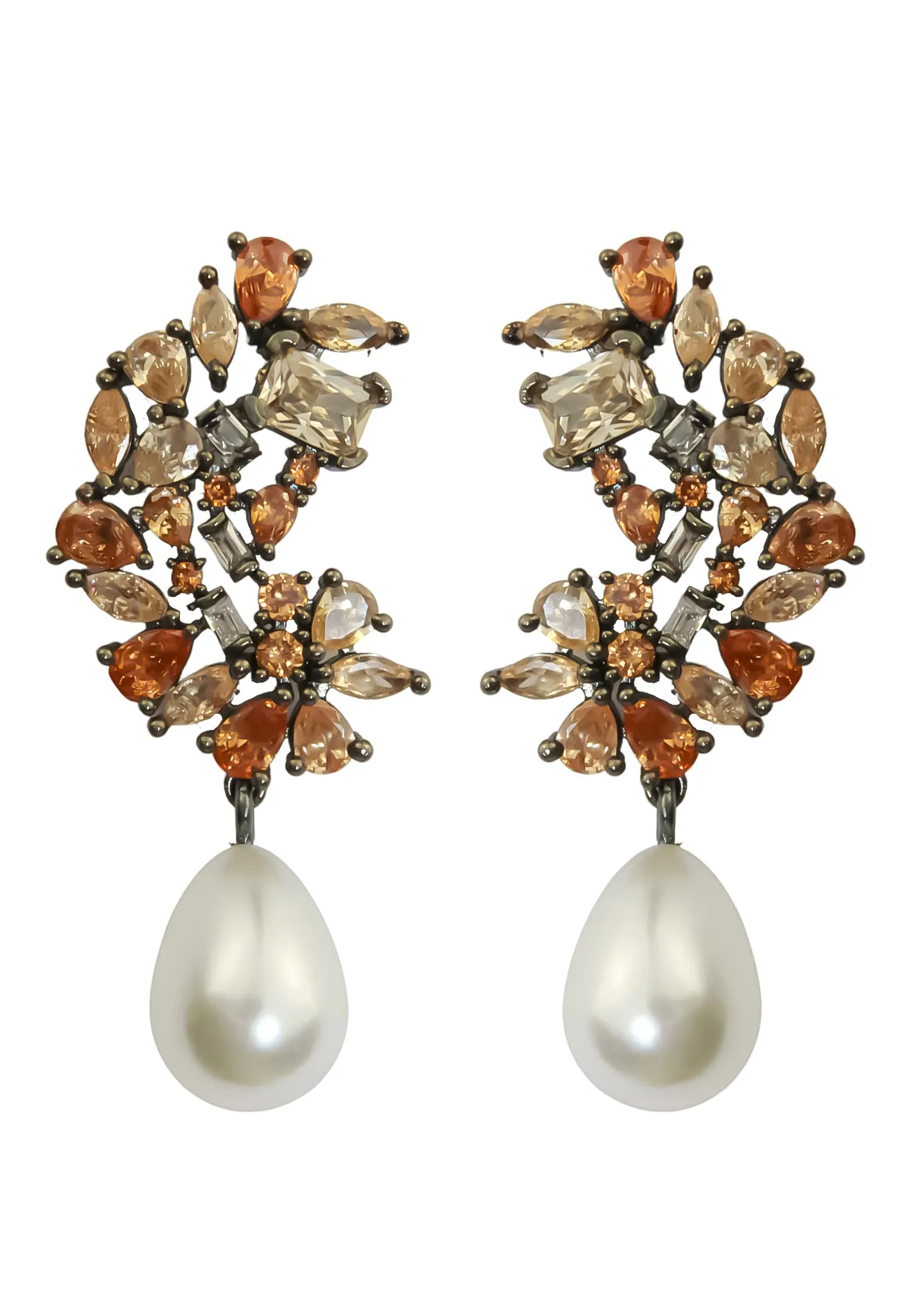 Frosty Pearl Earrings