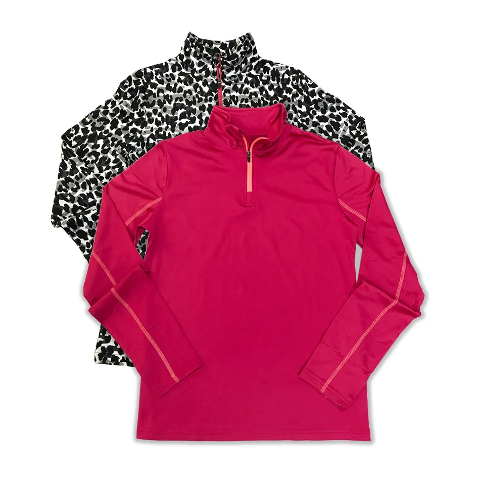 Girls Midlayer Long Sleeve Ski Shirt Jacket