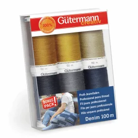 Gutermann Professional Jeans Thread Set of 6