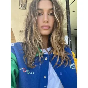 Hailey Bieber Benetton Formula 1 Jacket