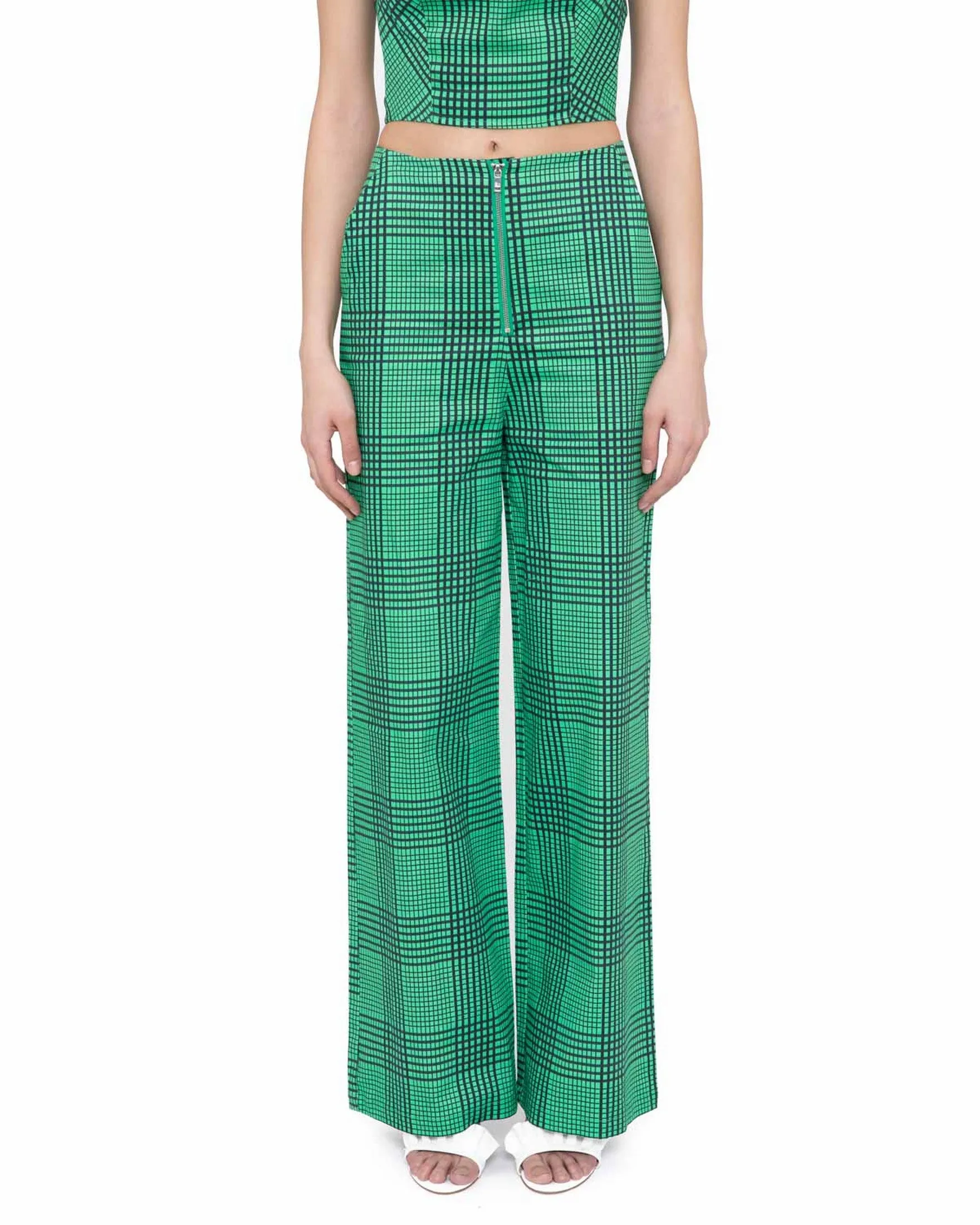 High waist palazzo pants DENALI