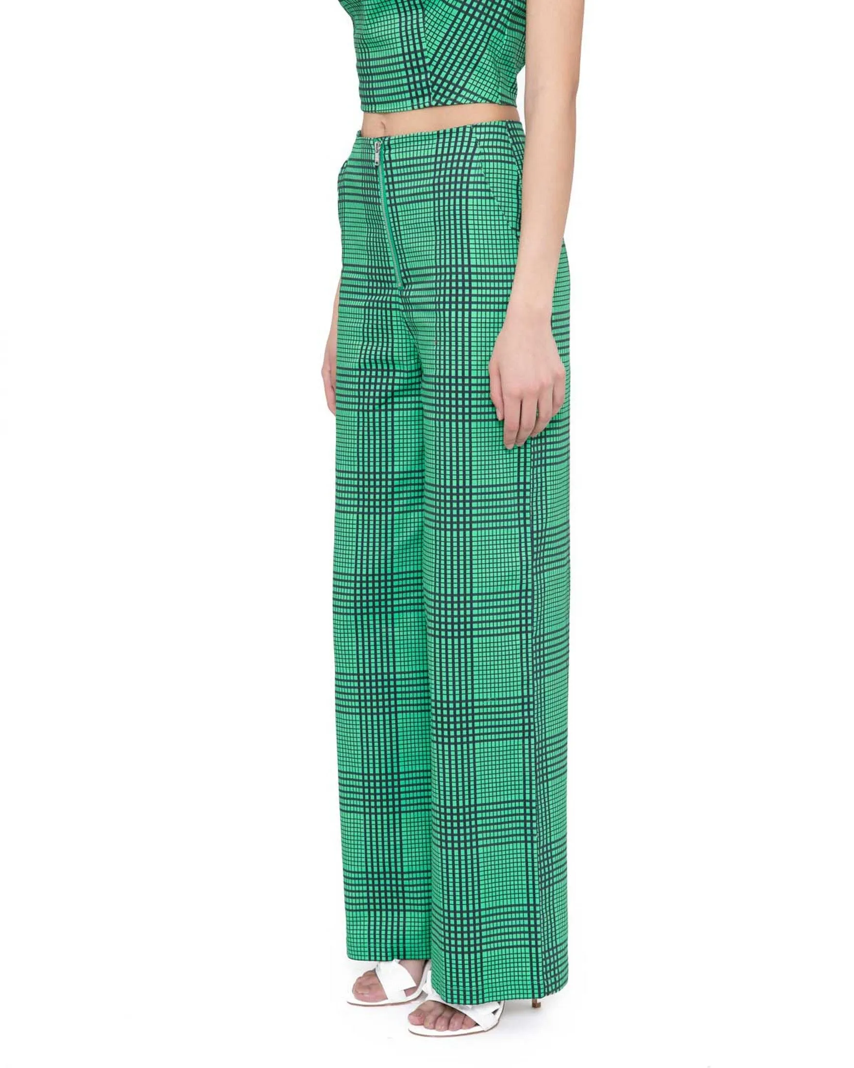 High waist palazzo pants DENALI