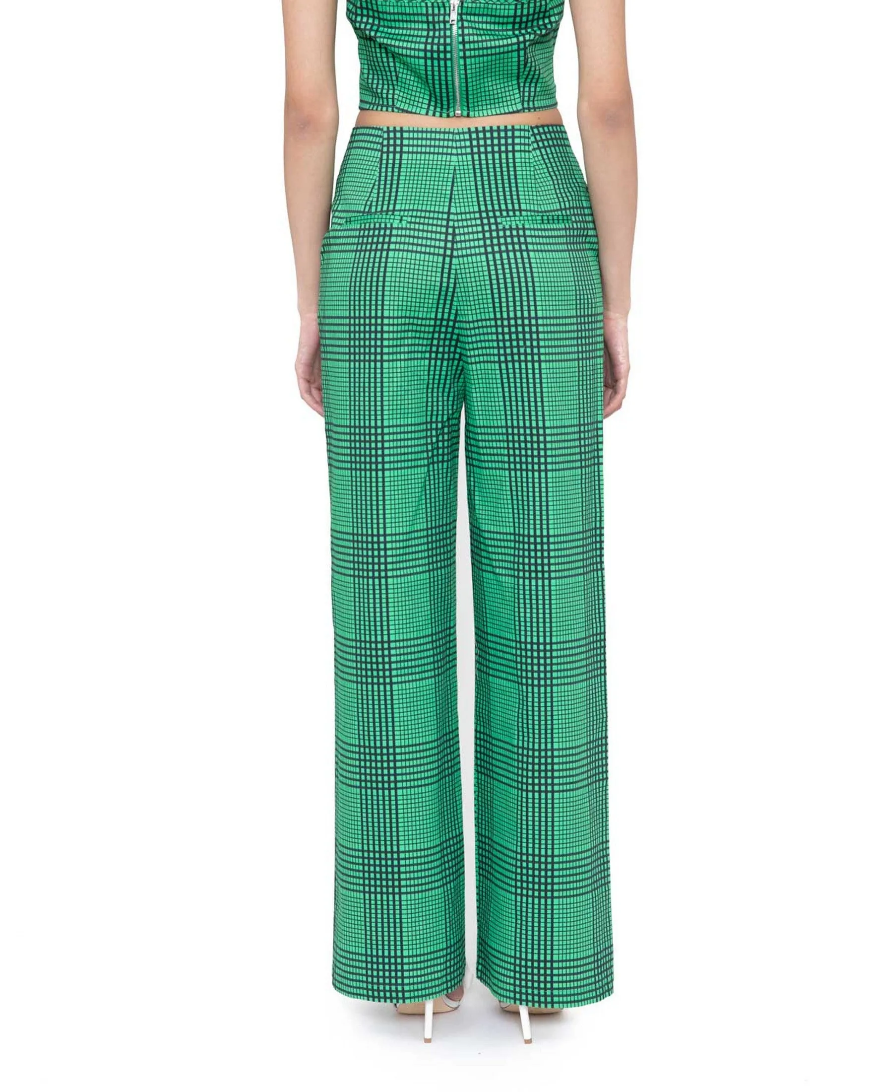 High waist palazzo pants DENALI