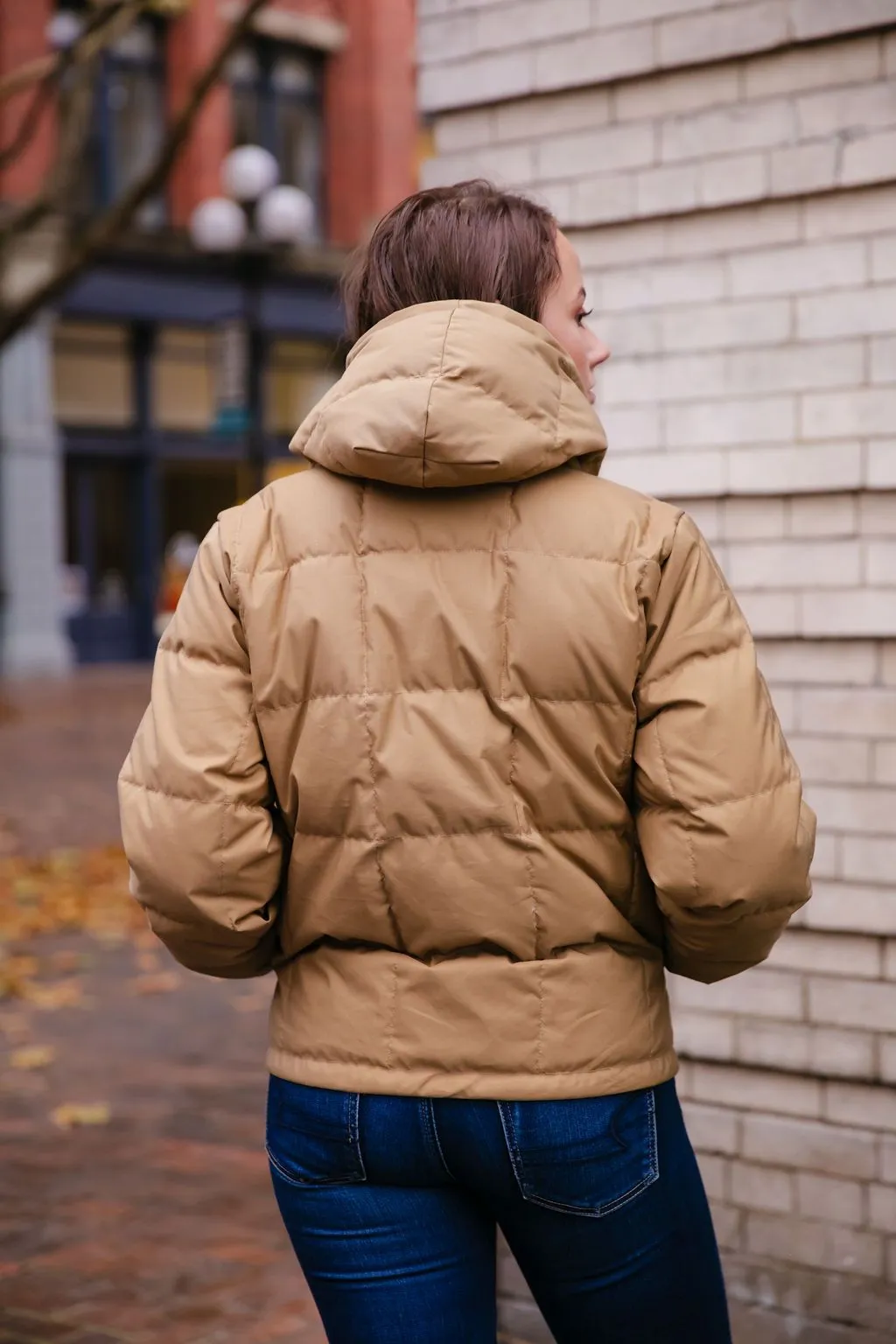 Hooded Sweatshirt - Tan