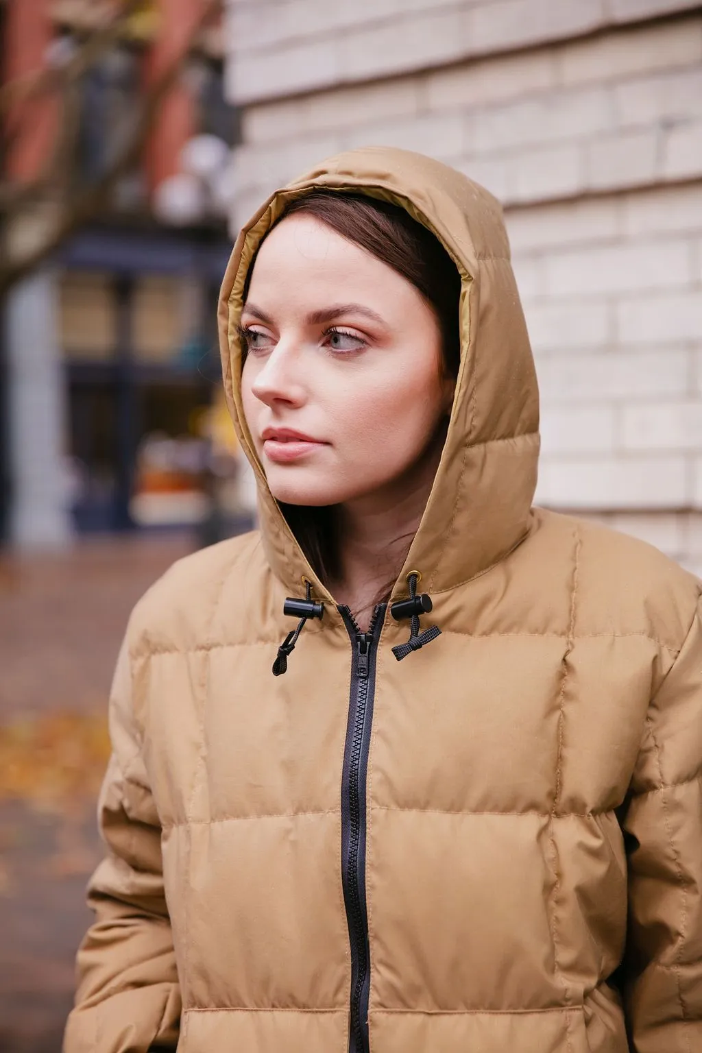 Hooded Sweatshirt - Tan