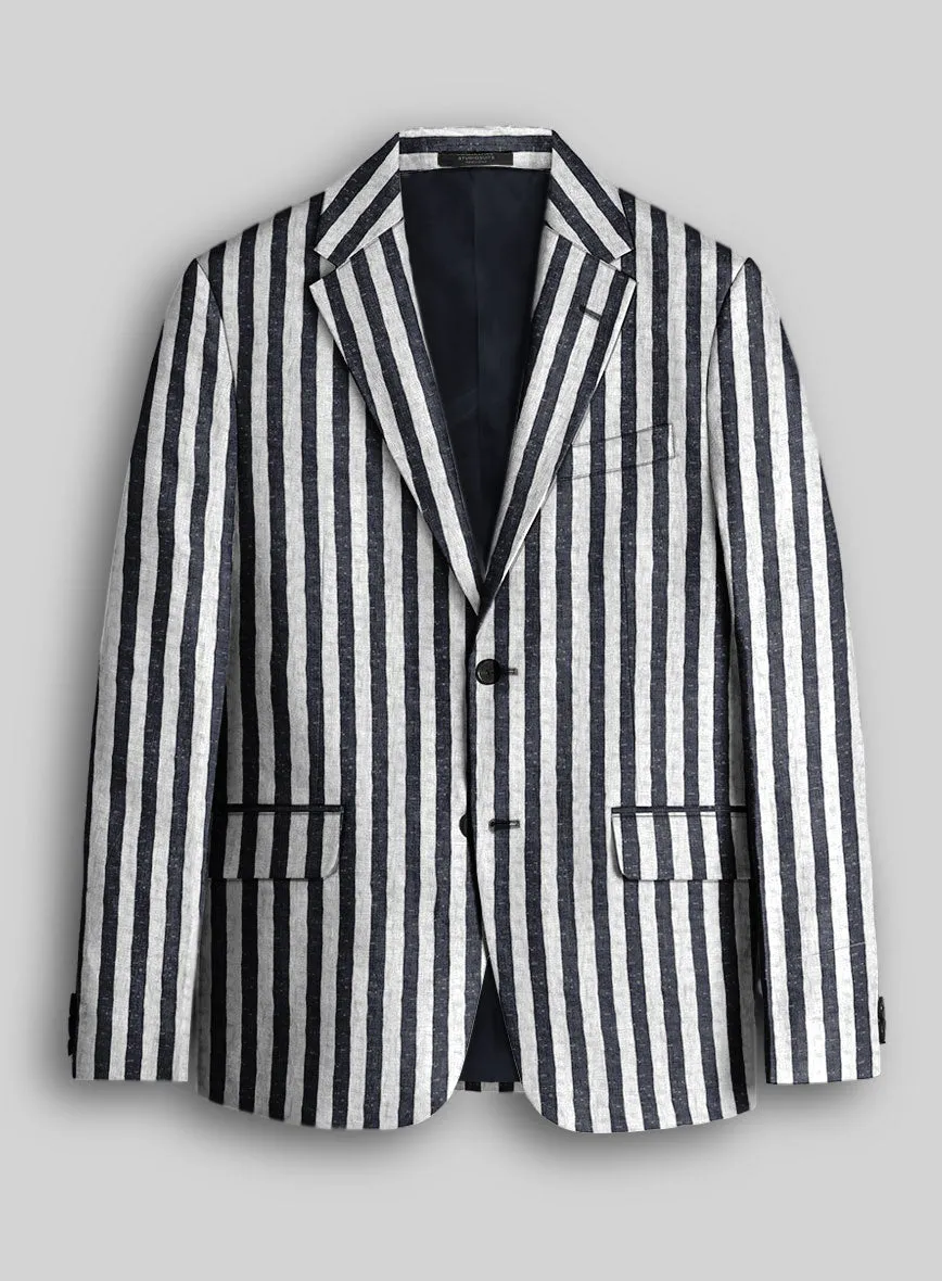 Italian Cotton Seersucker Venancio Jacket