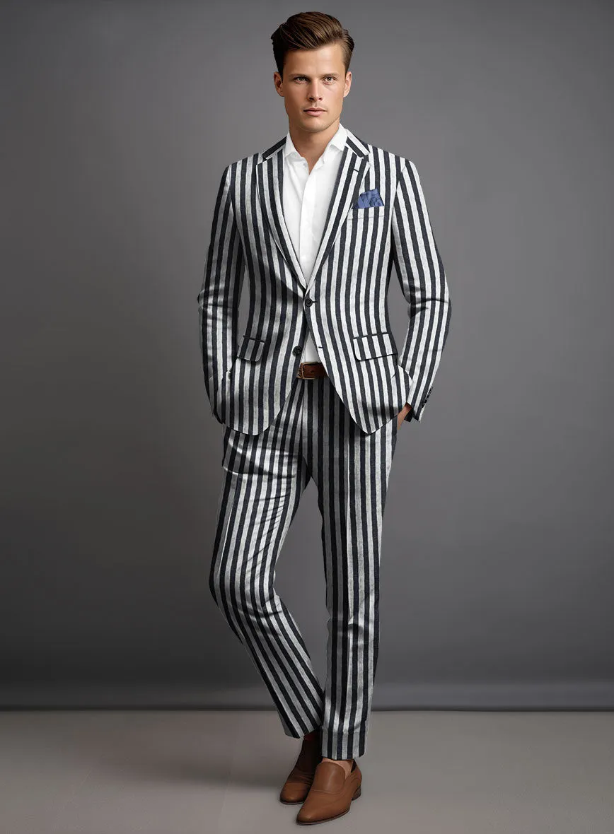 Italian Cotton Seersucker Venancio Suit