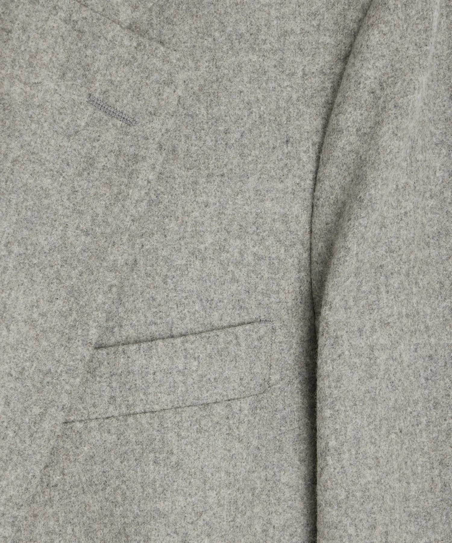 Italian Flannel Sutton Suit in Light Grey