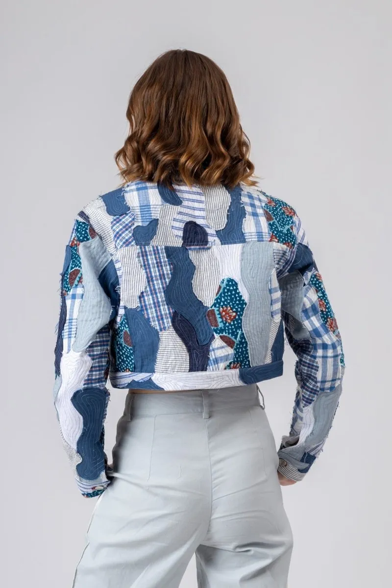 June Patchwork Jacket | Made with Upcycled Fabric