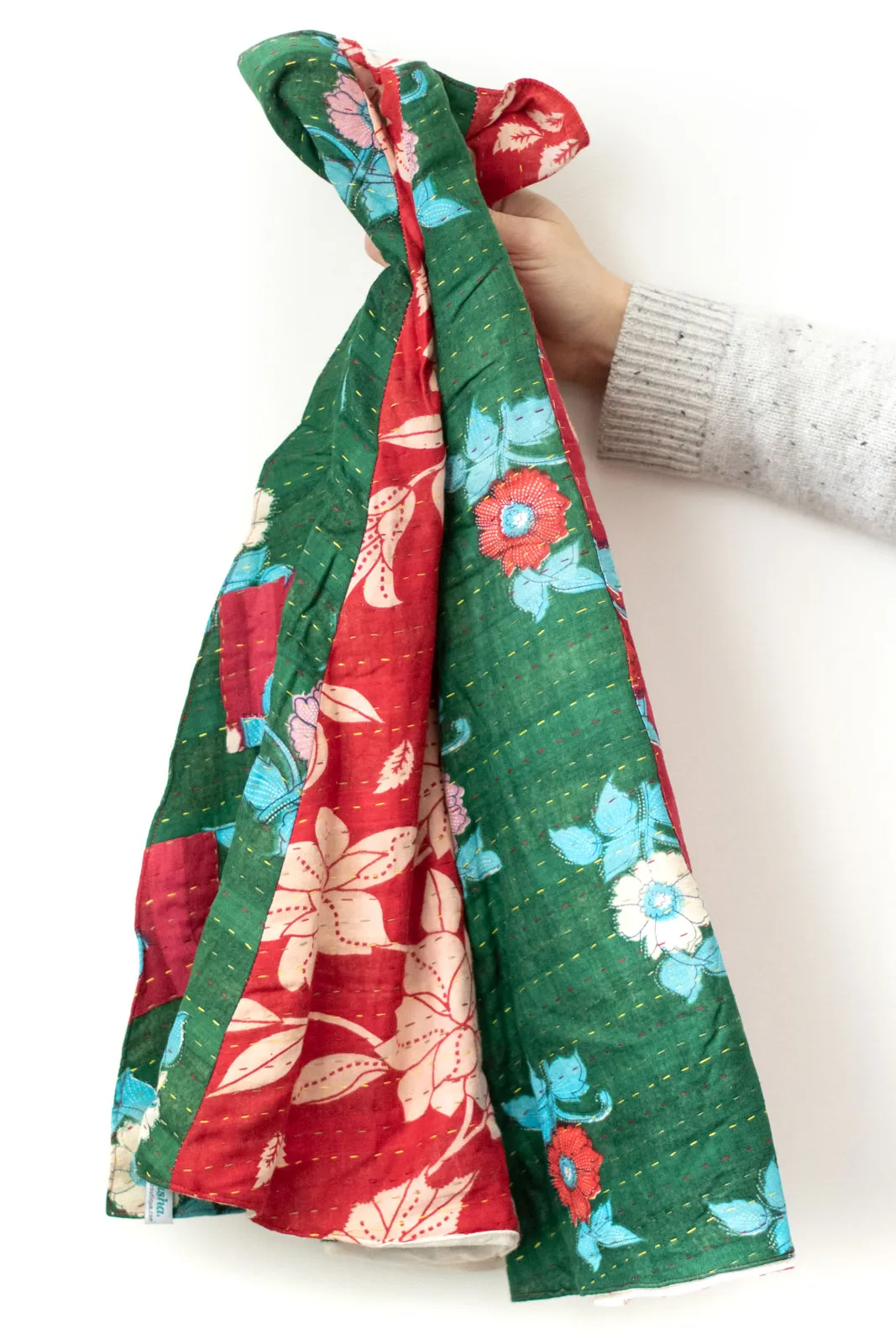 Kantha Christmas Tree Skirt No. 7