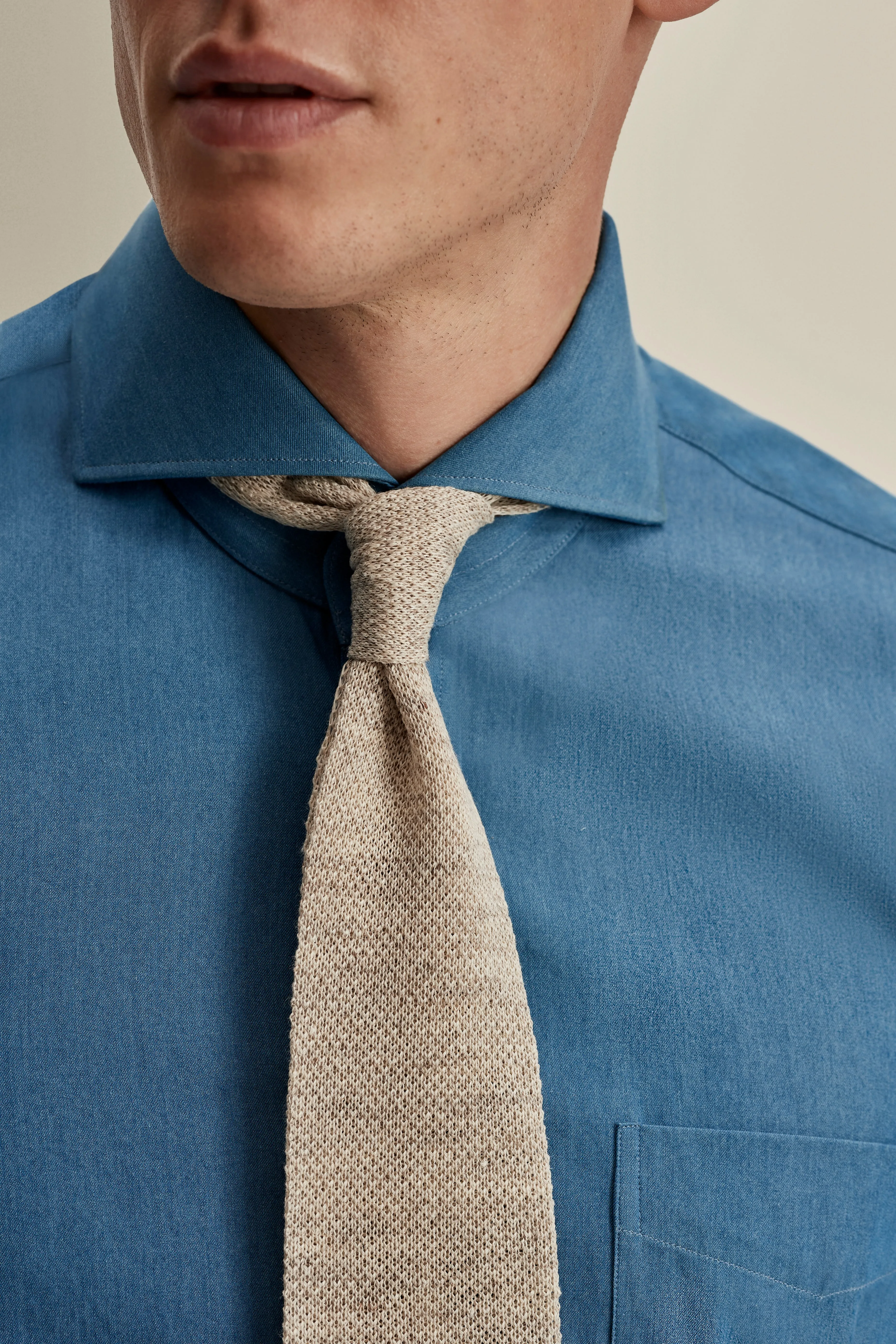 Knitted Linen Tie