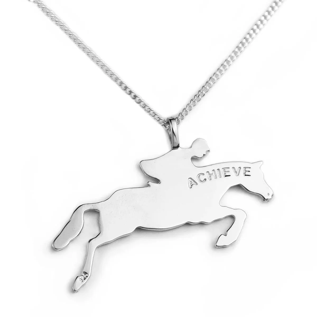 Loriece Believe & Achieve Hunter Jumper Necklace