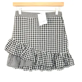 Love Fire Gingham Ruffle Skirt NWT- Size ~S