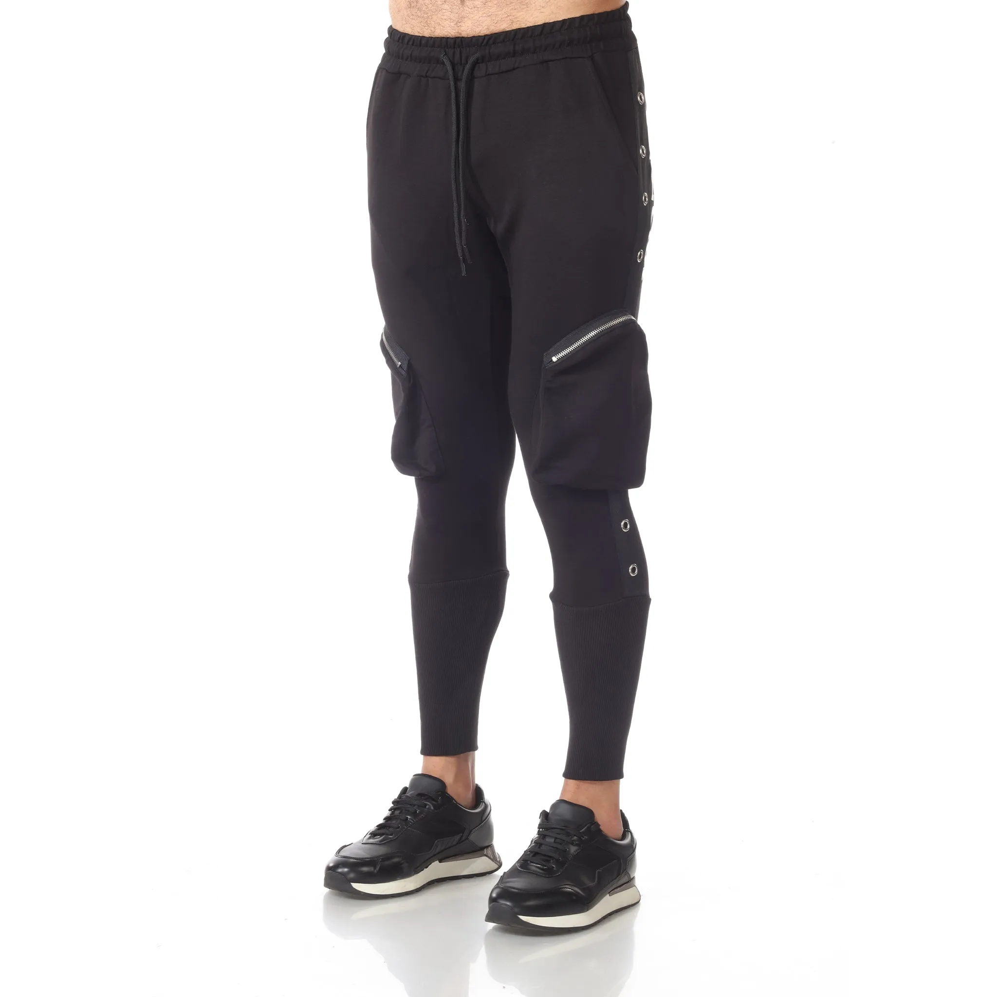 Melrose Fashion Joggers With Zip Pockets & Elastic on Ankle