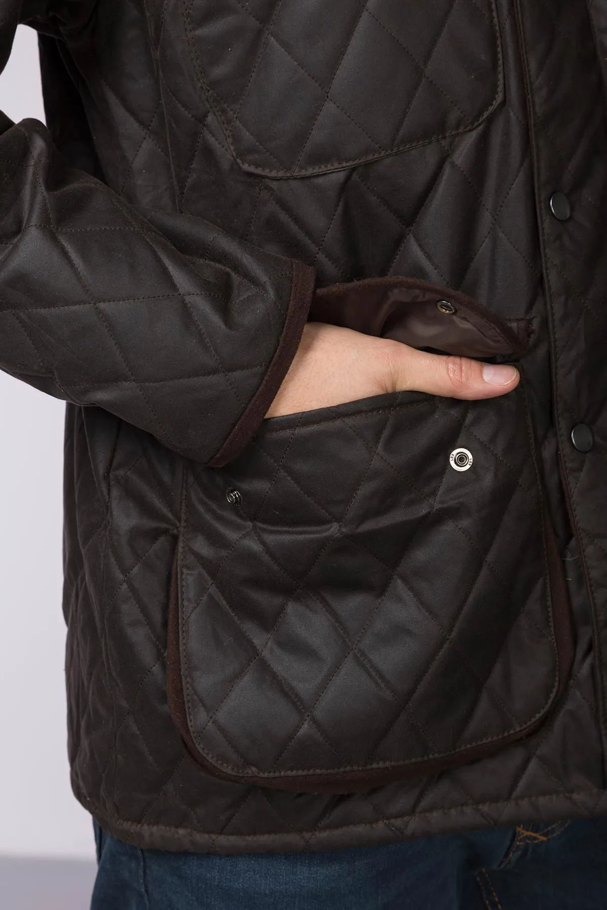 Men's Diamond Quilted Wax Jacket